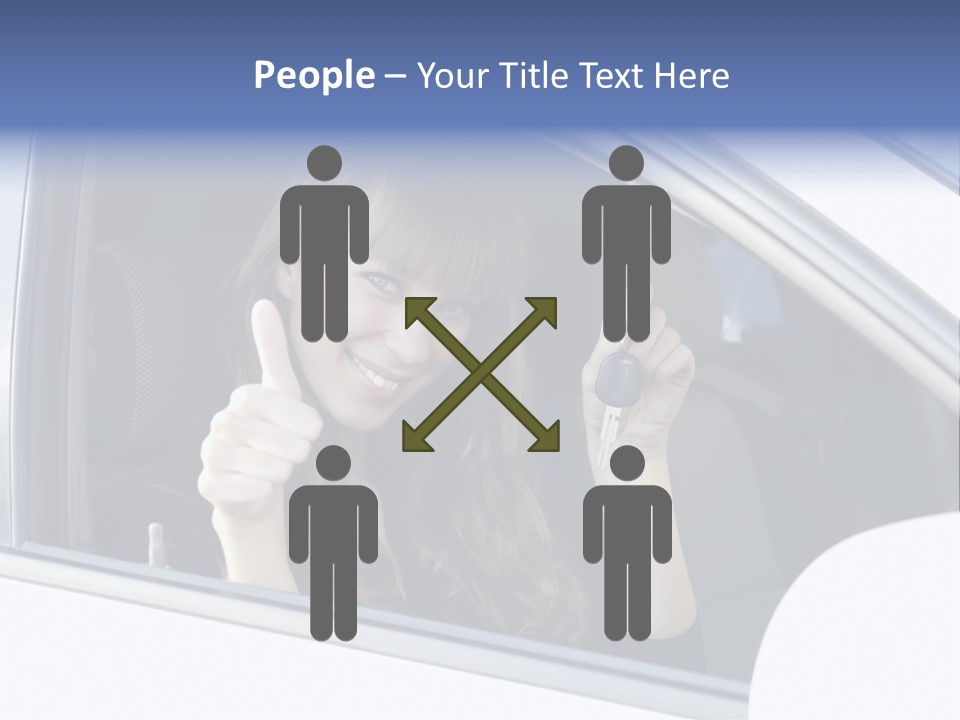 Road Key Owner PowerPoint Template