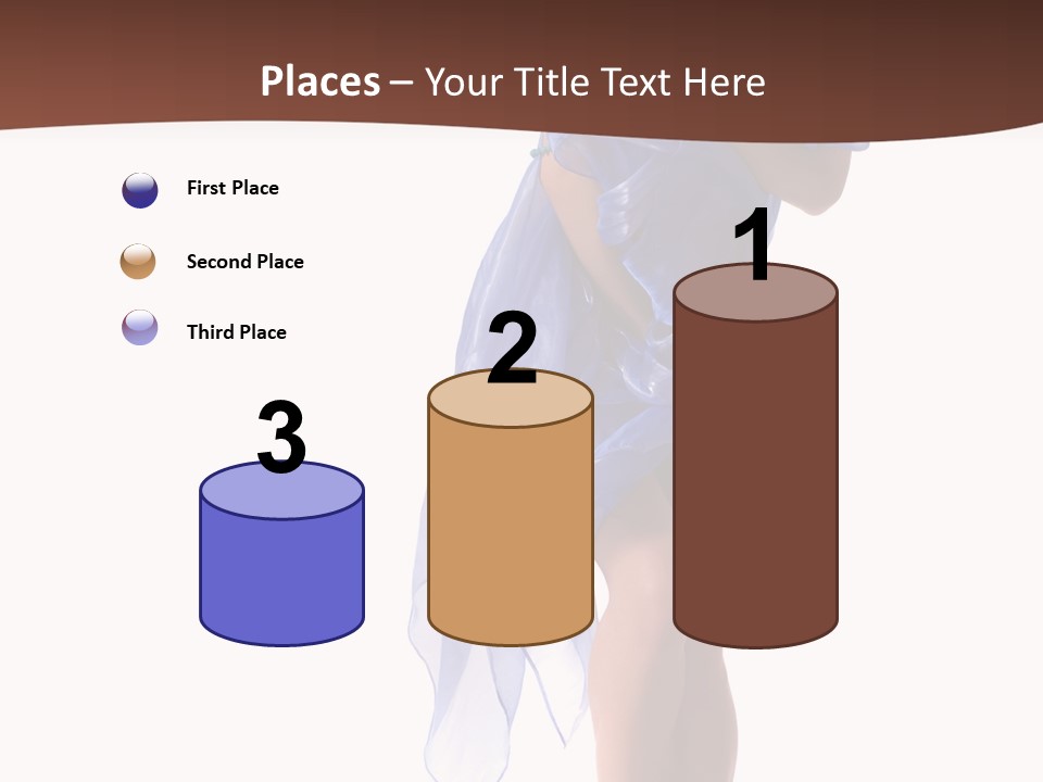 Girl Knees Height PowerPoint Template