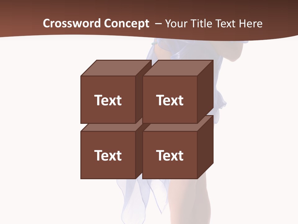 Girl Knees Height PowerPoint Template