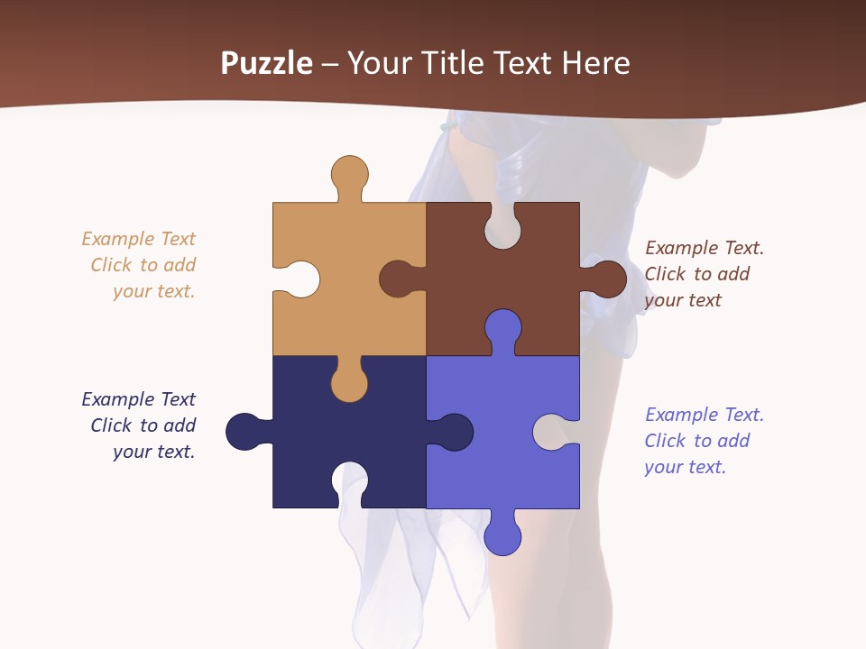 Girl Knees Height PowerPoint Template