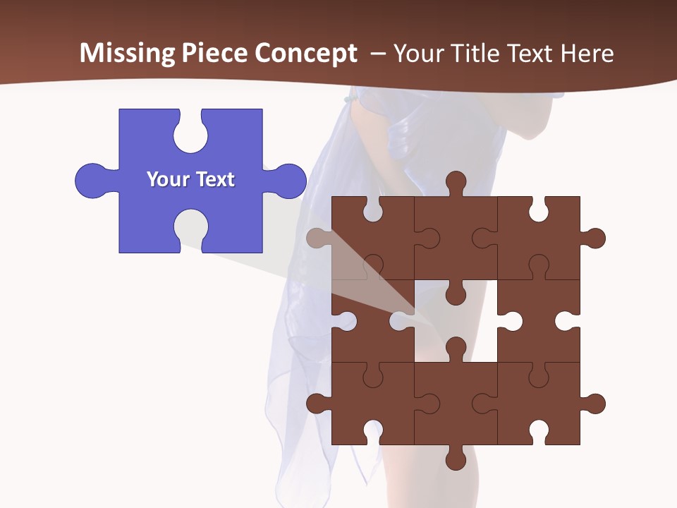 Girl Knees Height PowerPoint Template