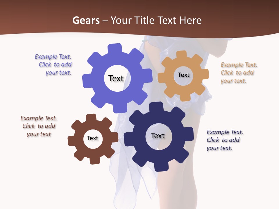 Girl Knees Height PowerPoint Template