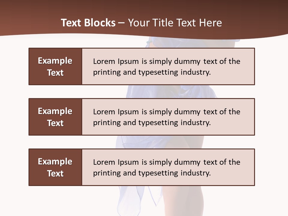 Girl Knees Height PowerPoint Template