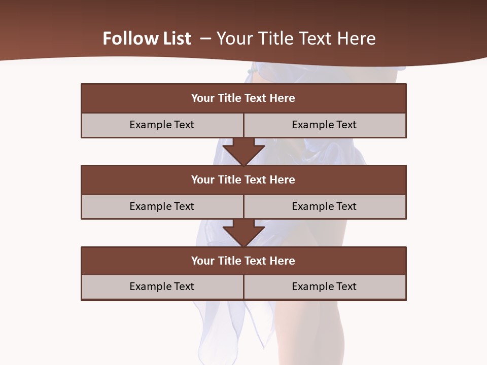 Girl Knees Height PowerPoint Template