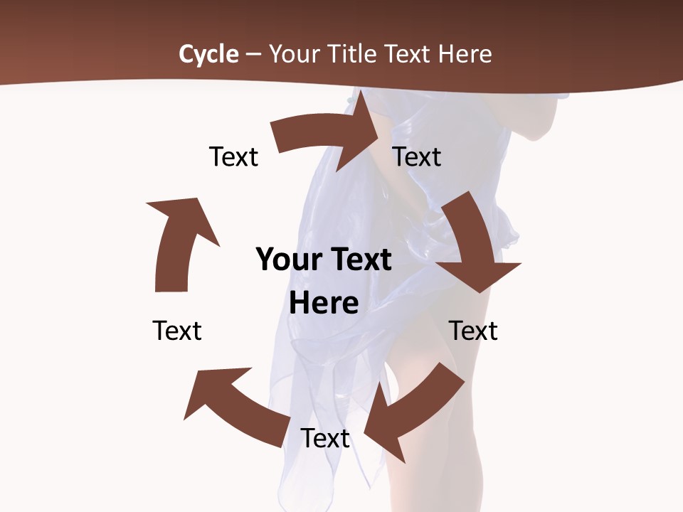 Girl Knees Height PowerPoint Template