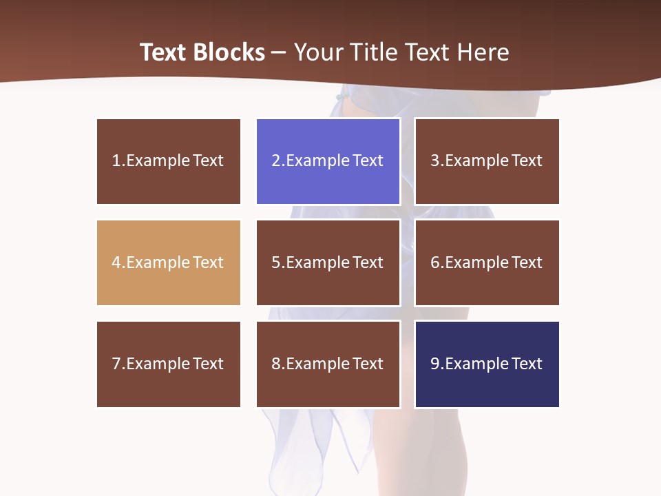 Girl Knees Height PowerPoint Template