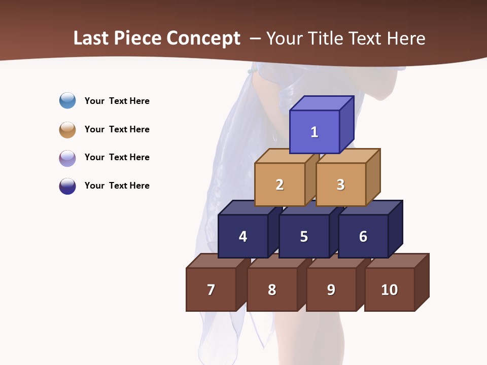 Girl Knees Height PowerPoint Template