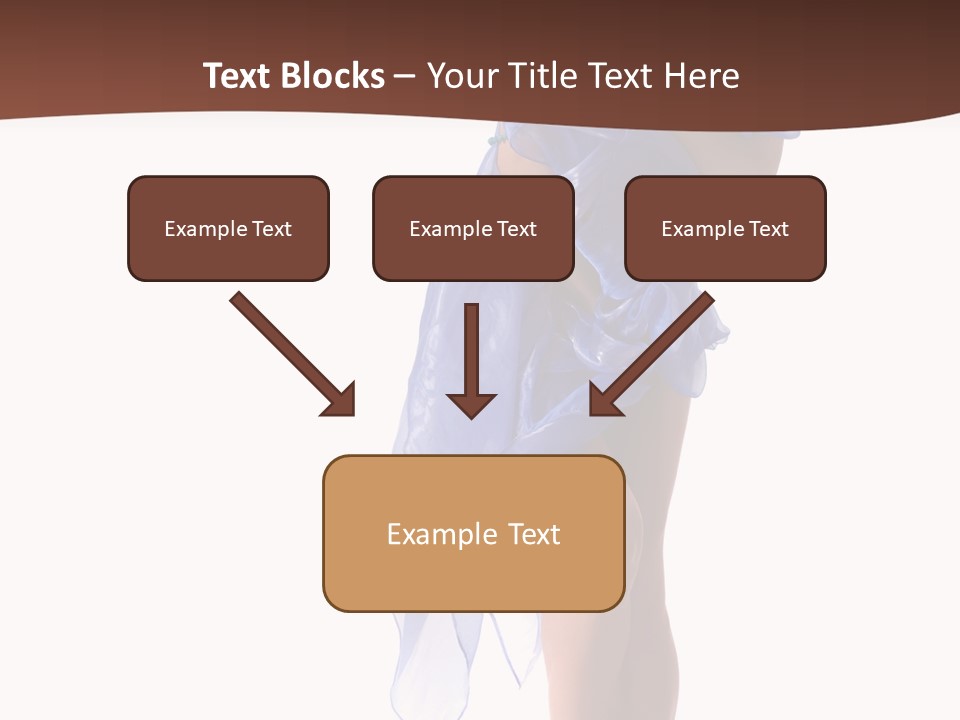 Girl Knees Height PowerPoint Template