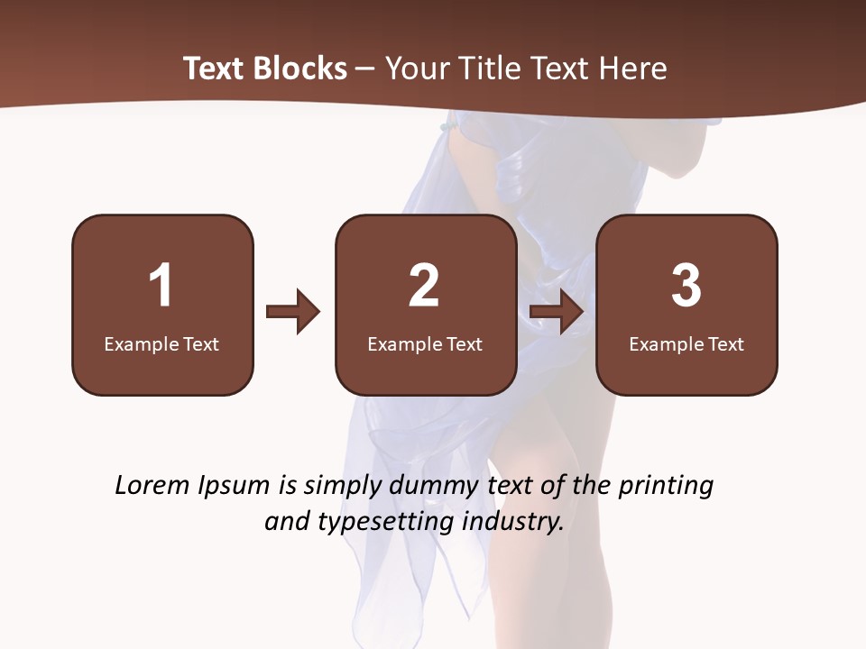 Girl Knees Height PowerPoint Template