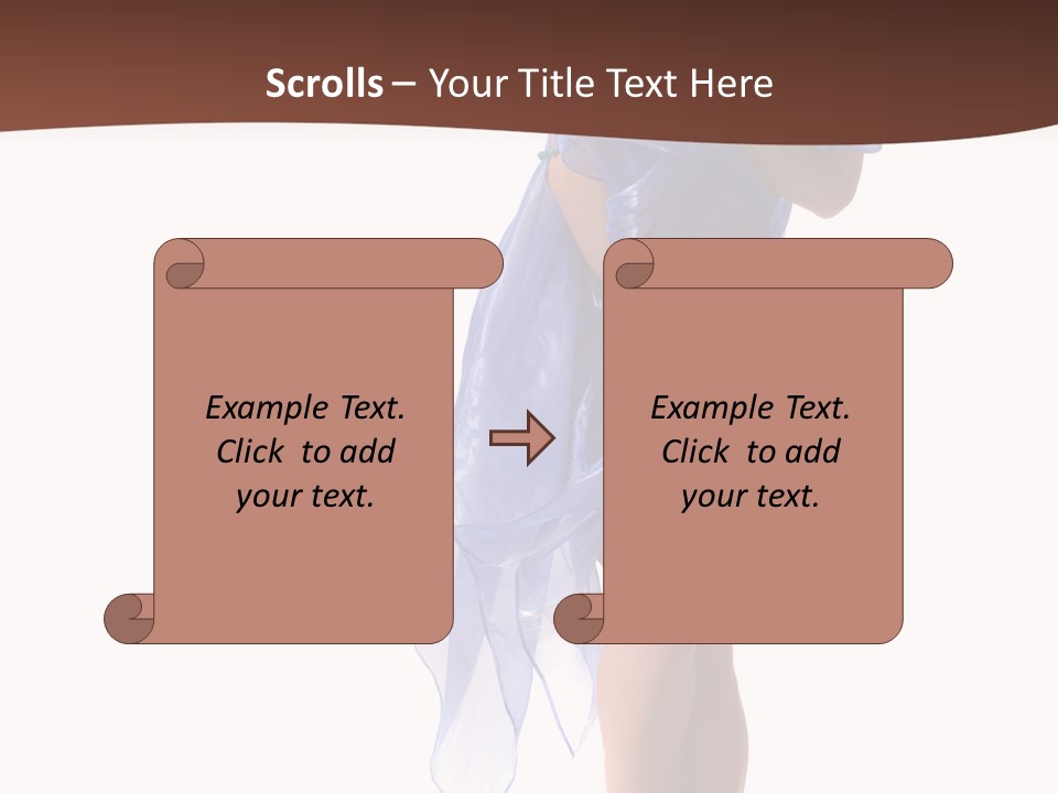 Girl Knees Height PowerPoint Template