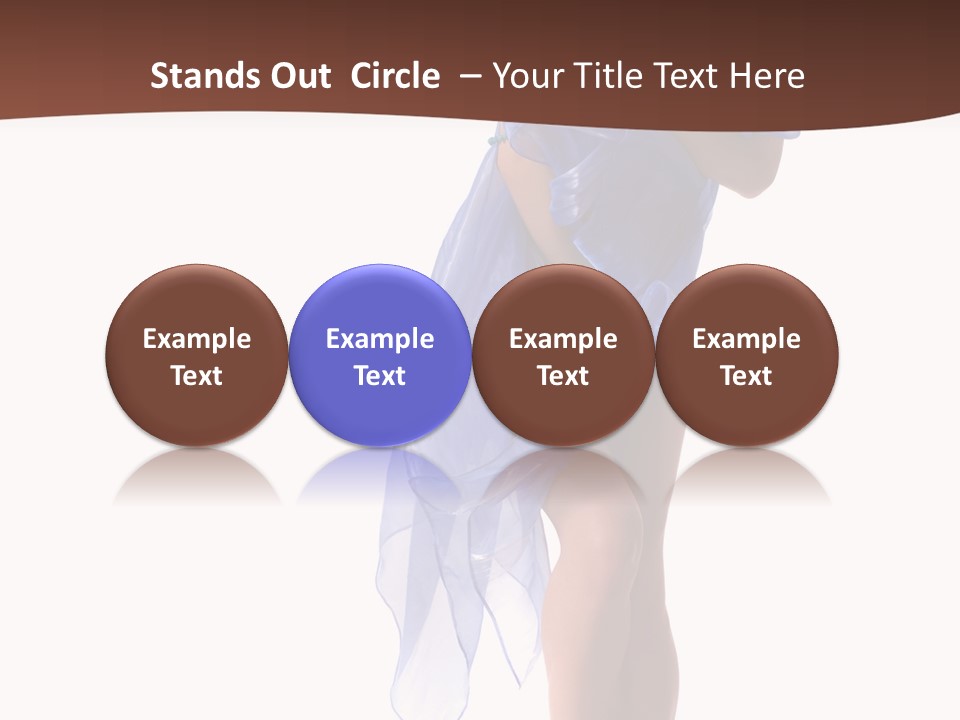 Girl Knees Height PowerPoint Template