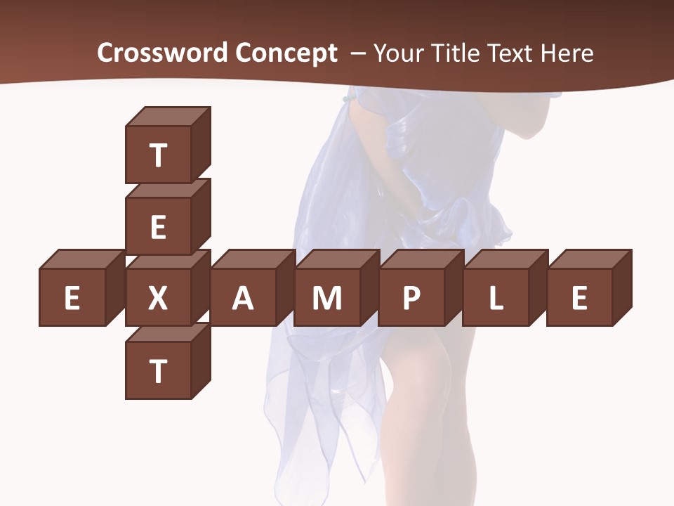 Girl Knees Height PowerPoint Template