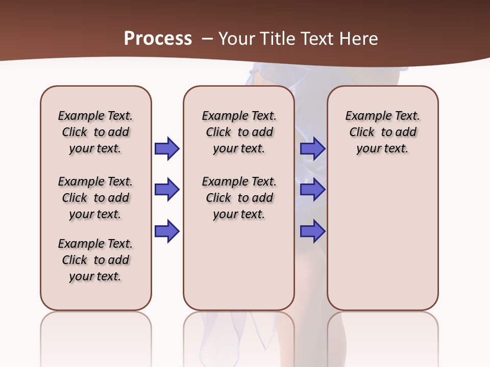 Girl Knees Height PowerPoint Template