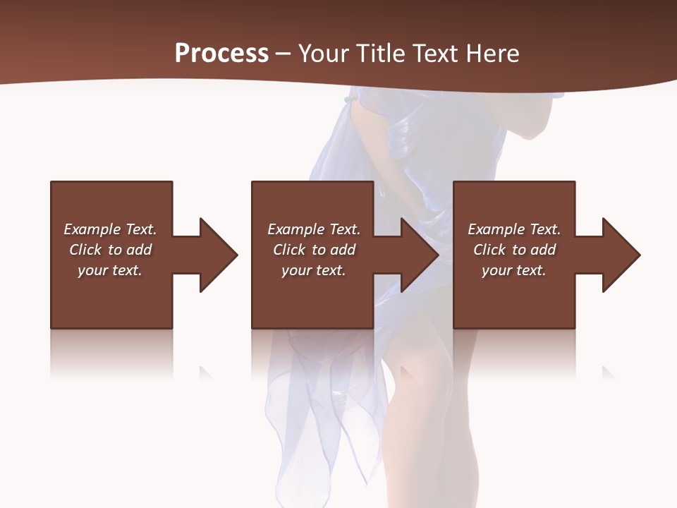 Girl Knees Height PowerPoint Template