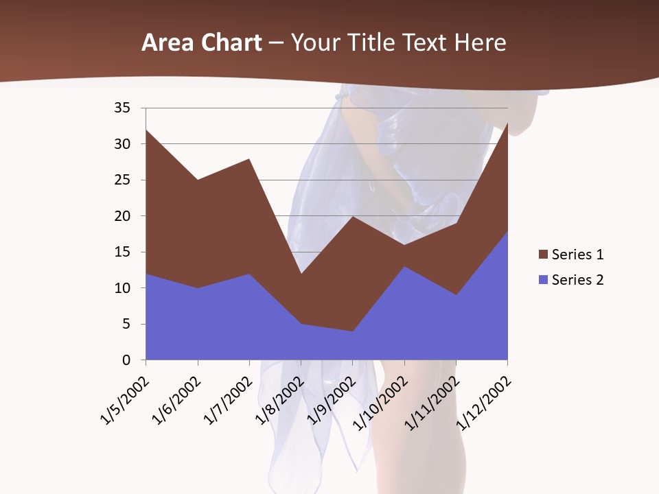 Girl Knees Height PowerPoint Template