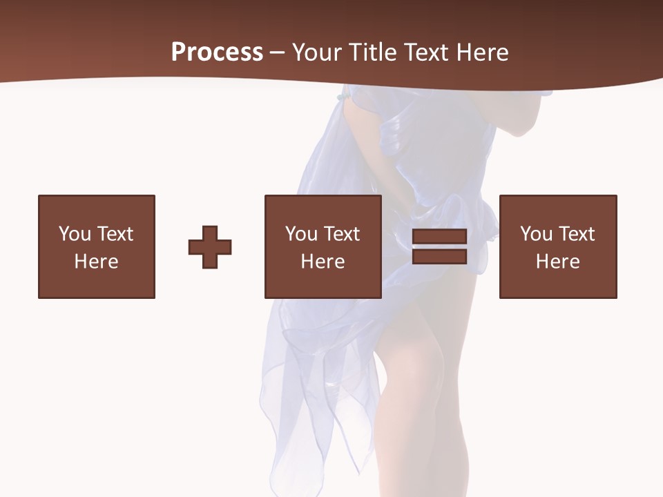 Girl Knees Height PowerPoint Template