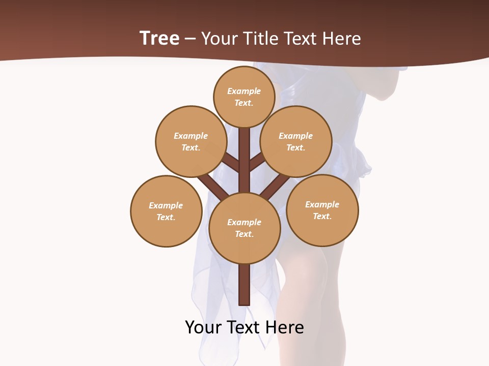 Girl Knees Height PowerPoint Template