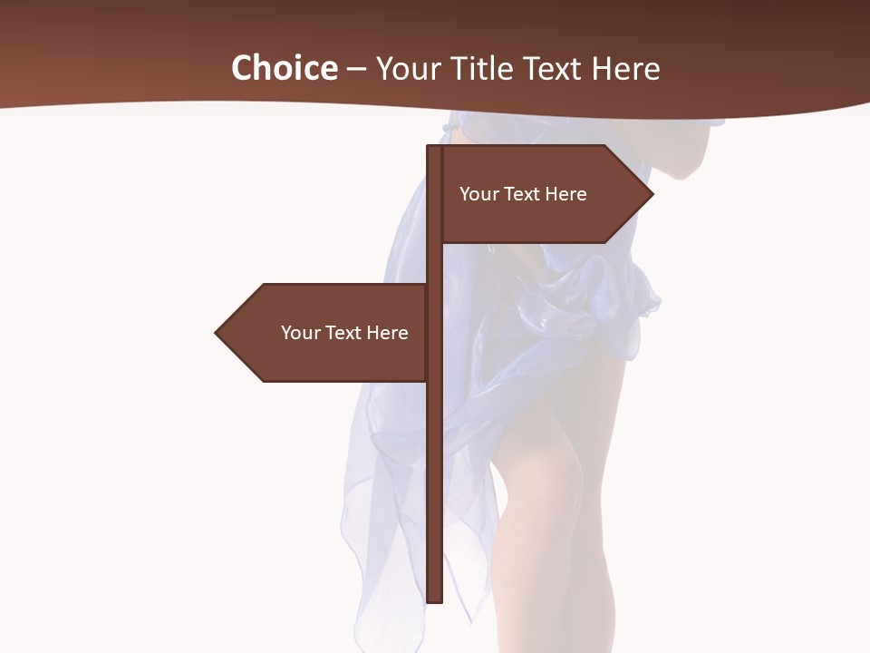 Girl Knees Height PowerPoint Template