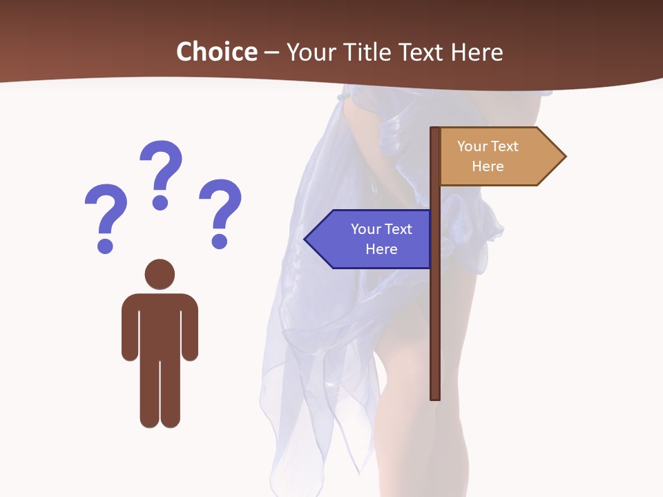 Girl Knees Height PowerPoint Template