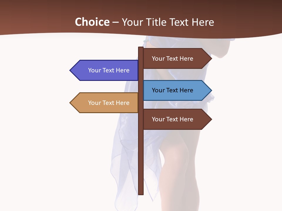 Girl Knees Height PowerPoint Template