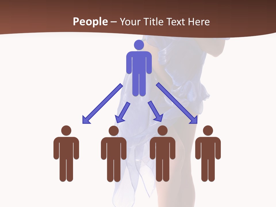 Girl Knees Height PowerPoint Template