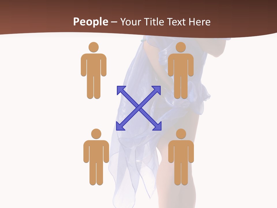 Girl Knees Height PowerPoint Template