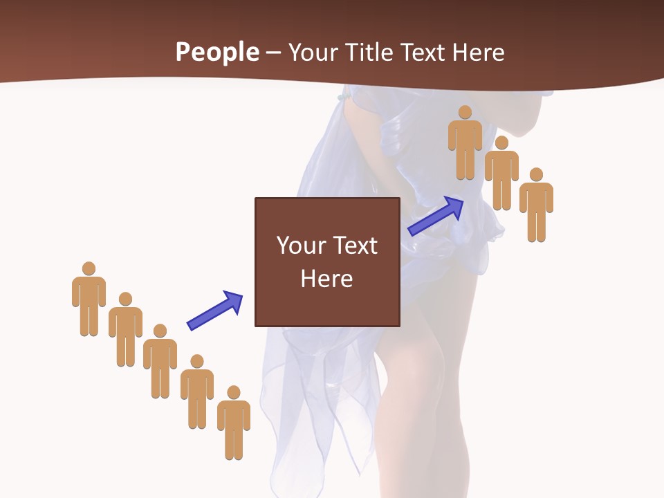 Girl Knees Height PowerPoint Template