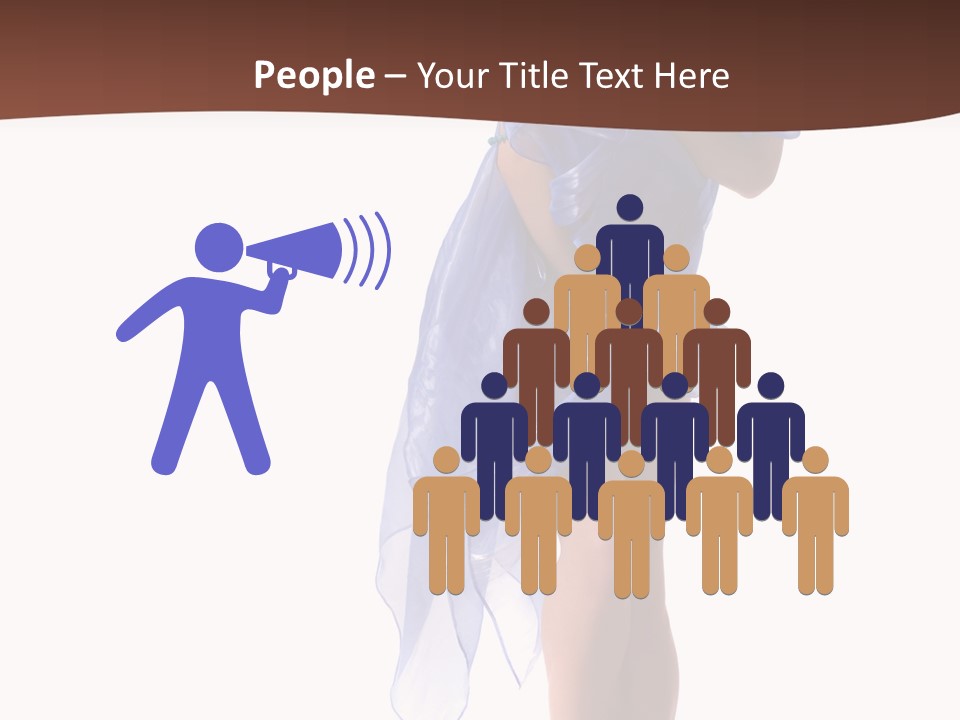 Girl Knees Height PowerPoint Template