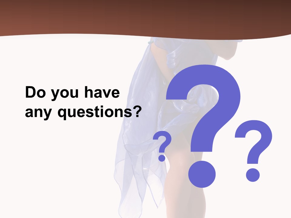 Girl Knees Height PowerPoint Template