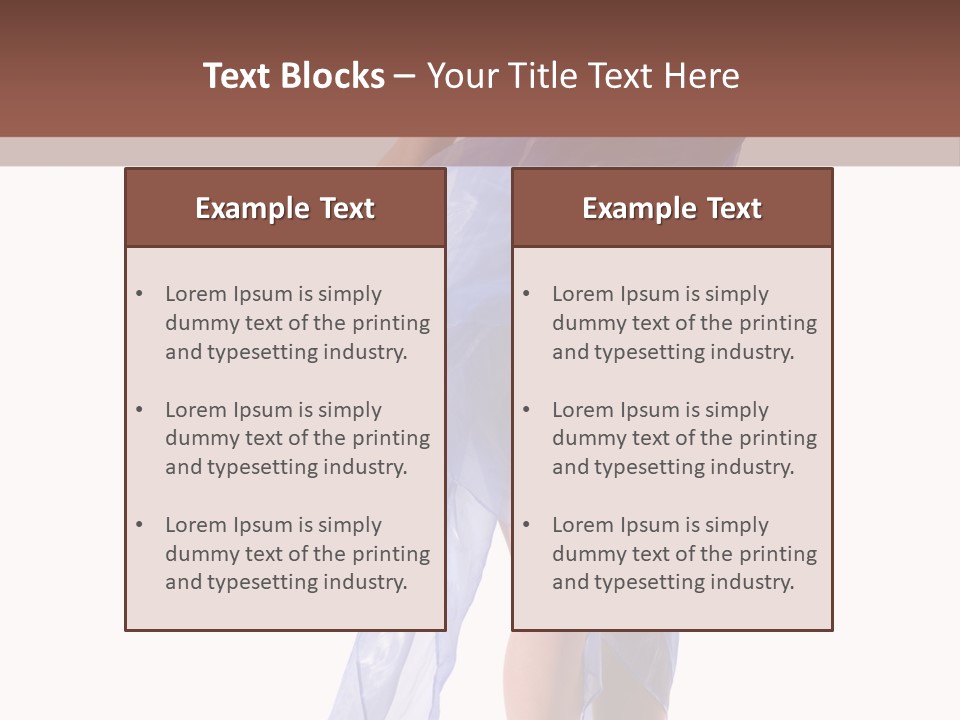 Hair Legs Beads PowerPoint Template