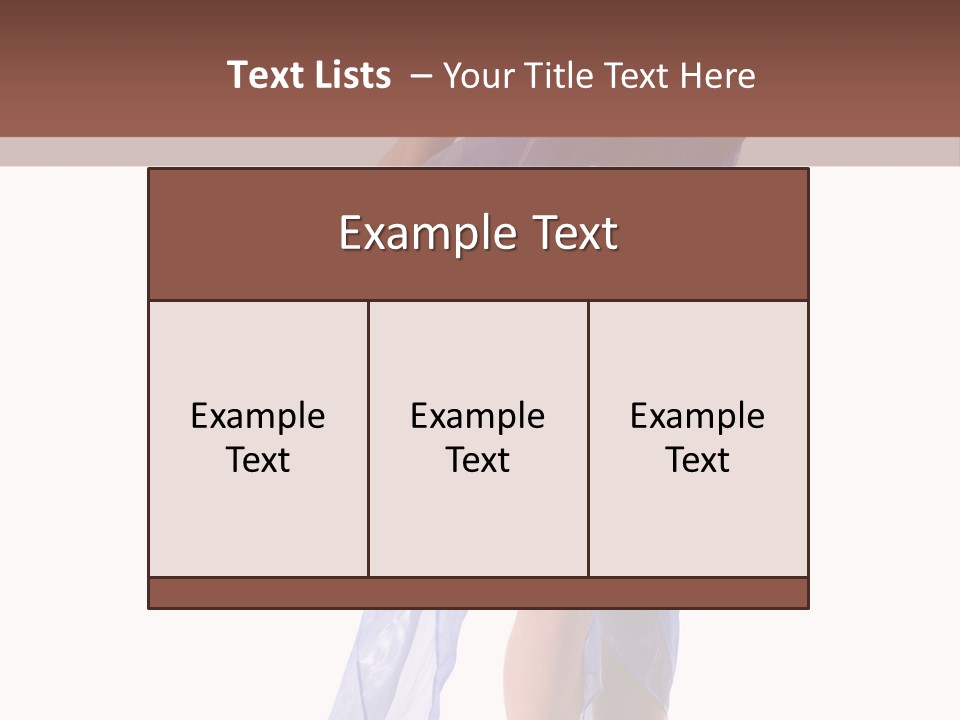 Hair Legs Beads PowerPoint Template