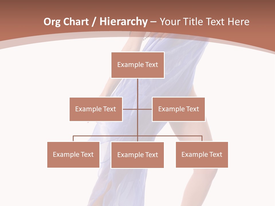 Red Height Woman PowerPoint Template