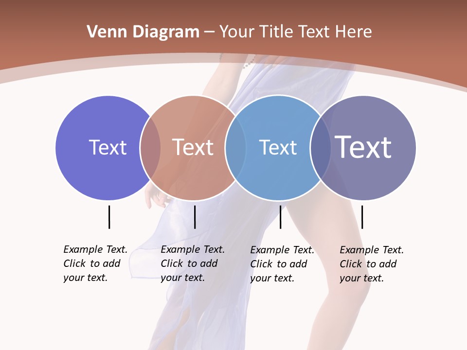 Red Height Woman PowerPoint Template