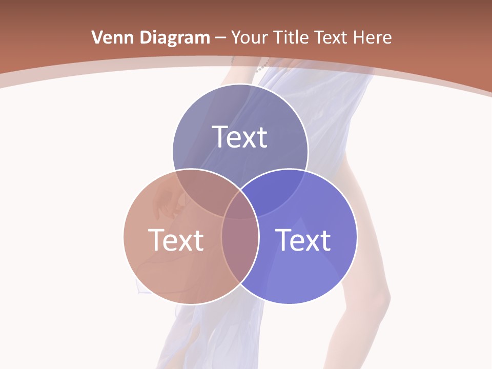 Red Height Woman PowerPoint Template