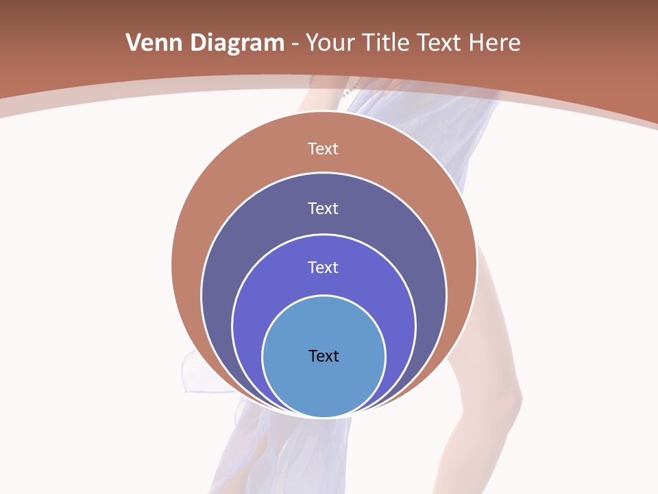 Red Height Woman PowerPoint Template