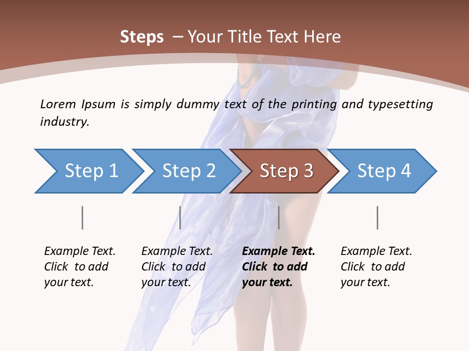 Clothes Heels Height PowerPoint Template