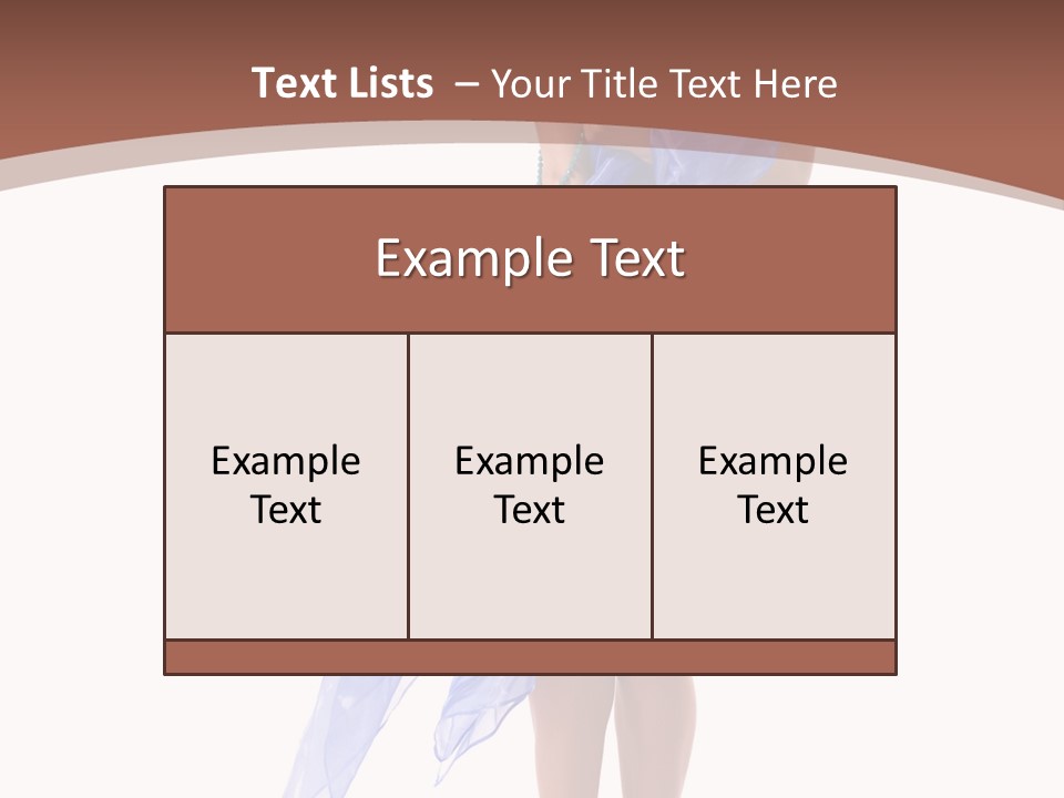 Clothes Heels Height PowerPoint Template