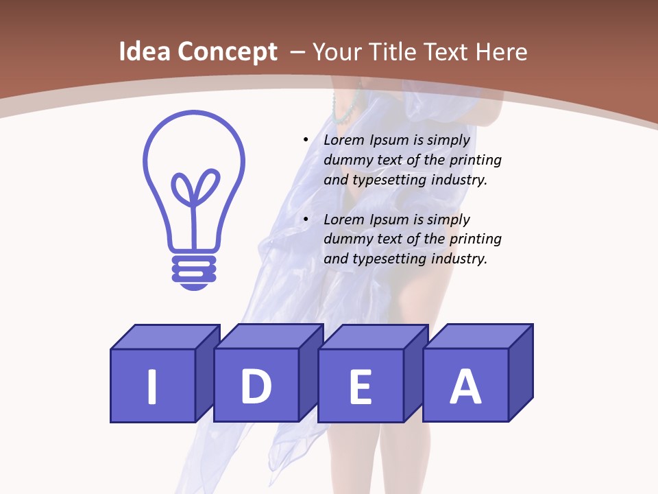 Clothes Heels Height PowerPoint Template