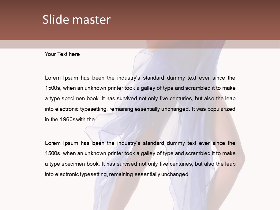 Jewelry Legs Hair PowerPoint Template