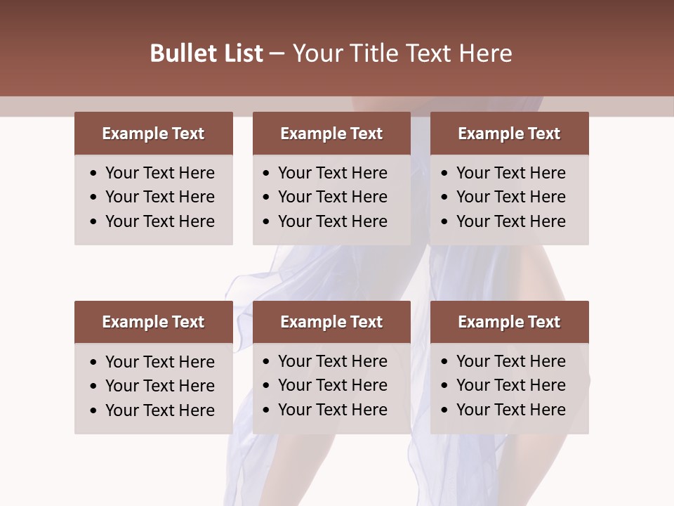 Jewelry Legs Hair PowerPoint Template