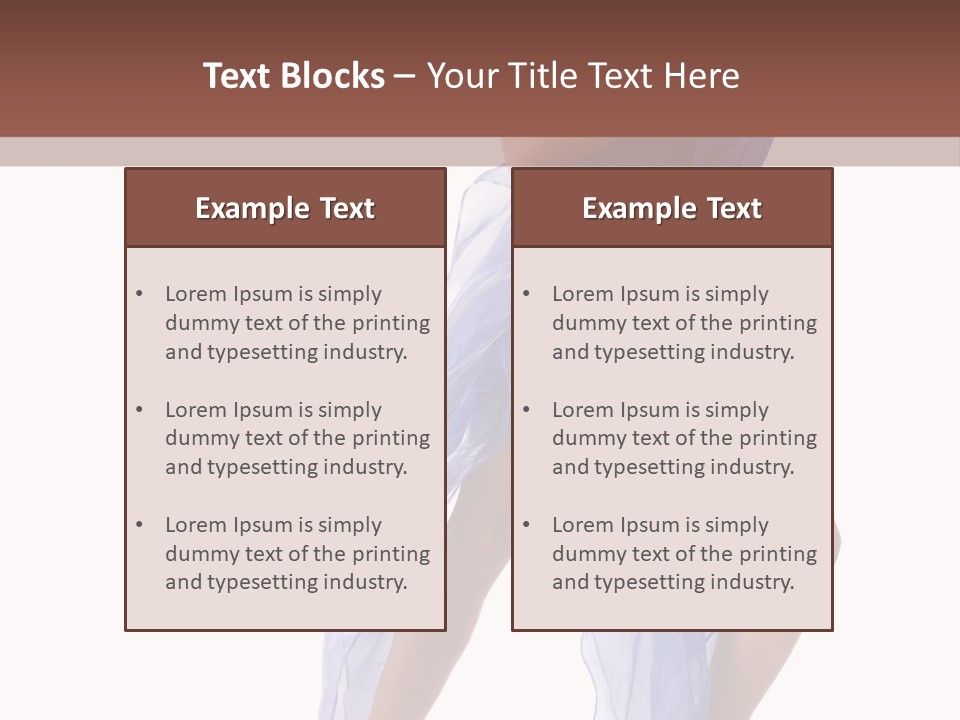 Jewelry Legs Hair PowerPoint Template