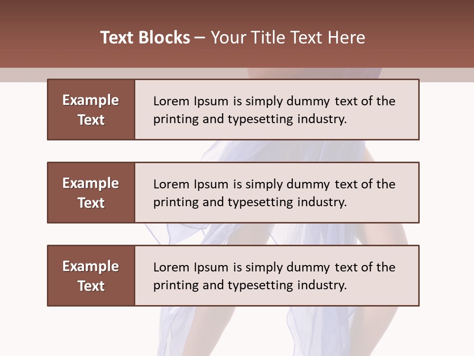 Jewelry Legs Hair PowerPoint Template