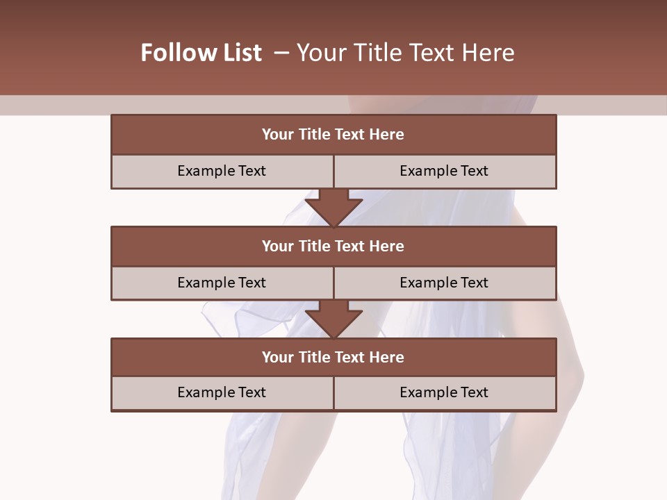 Jewelry Legs Hair PowerPoint Template