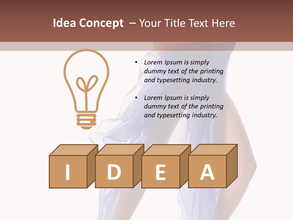 Jewelry Legs Hair PowerPoint Template