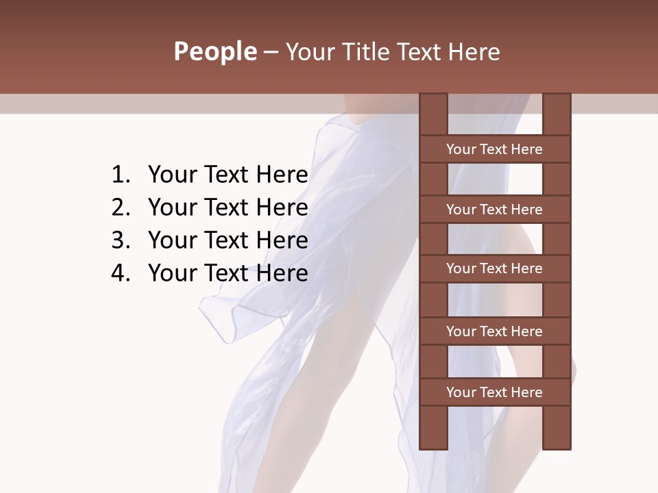 Jewelry Legs Hair PowerPoint Template