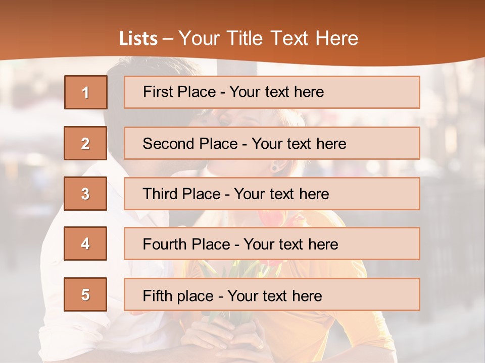 Summer Happiness Relationship PowerPoint Template