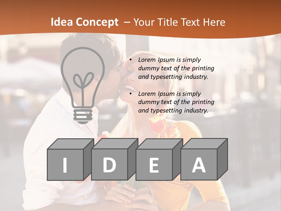 Summer Happiness Relationship PowerPoint Template