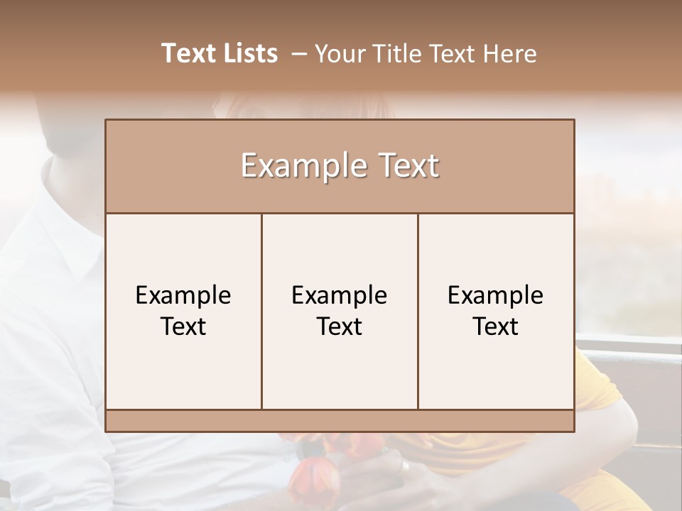 Girlfriend Lifestyle Settler PowerPoint Template