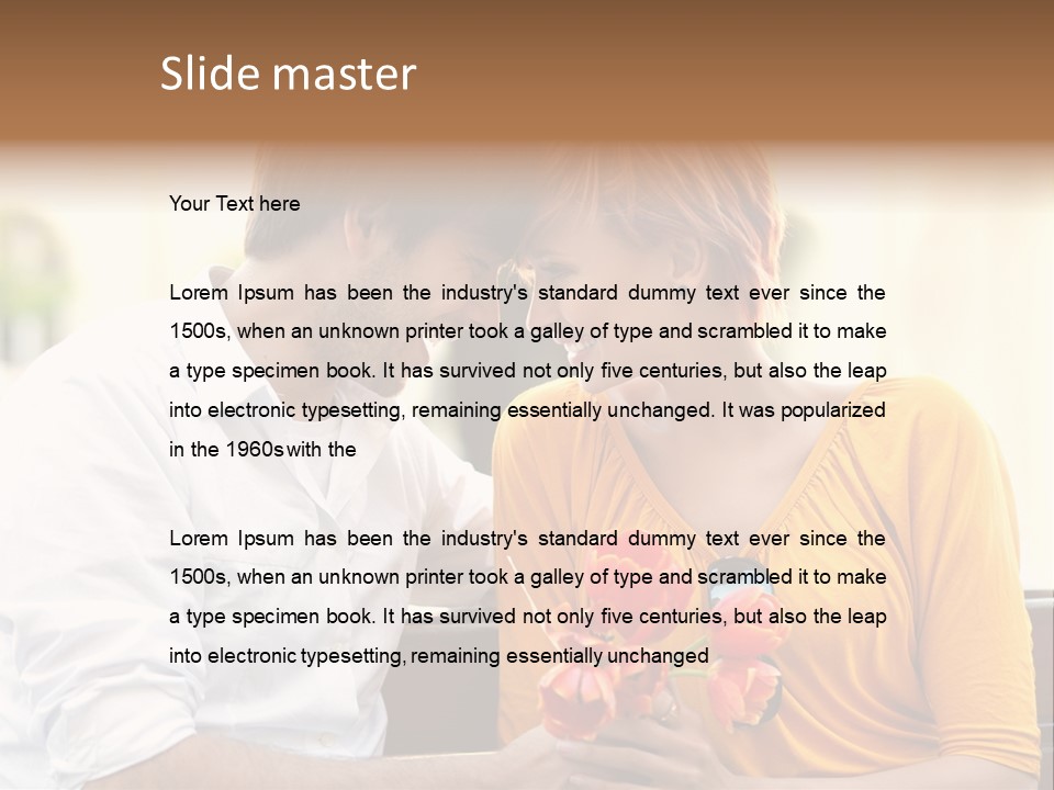 Romantic Style Lifestyle PowerPoint Template