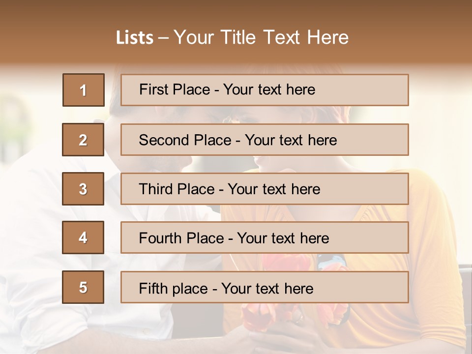 Romantic Style Lifestyle PowerPoint Template